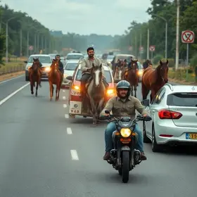 cavalos na pista