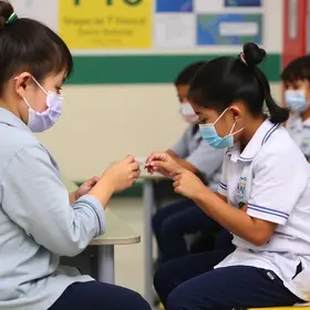 vacinação nas escolas