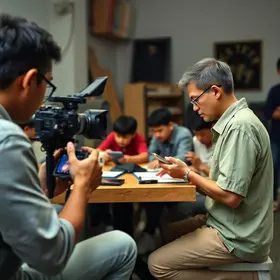 produção de filmes